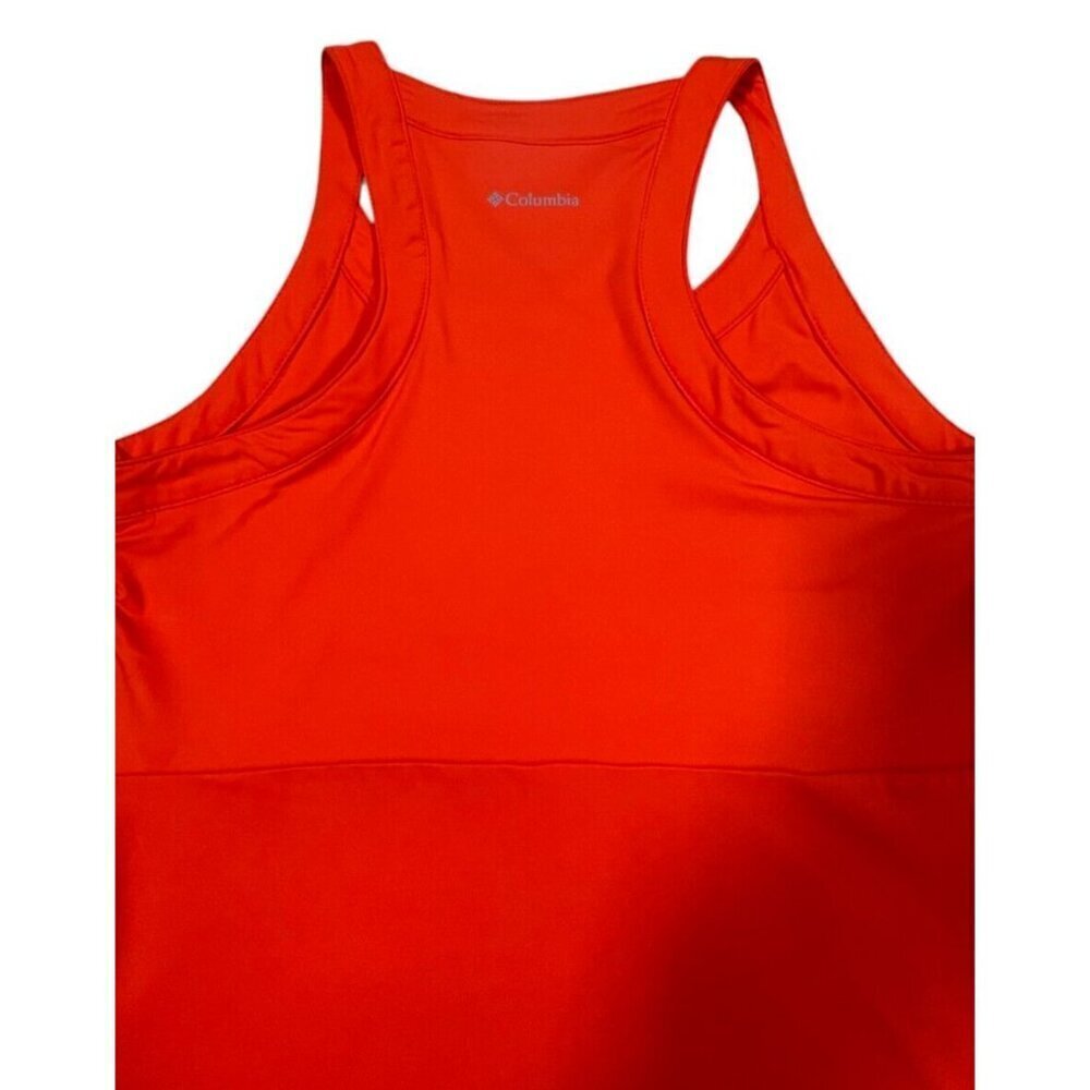 Columbia Freezer Racerback Tank Dress Small Orange - Picture 6 of 7